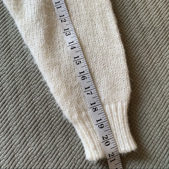 Vintage Graphic Black White Sweater Promptu Beaded M - Picture 10 of 12